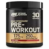 Optimum Nutrition Gold Standard Pre-Workout, Integratore Alimentare Polvere, Energy Drink con Creatina Monoidrato, Beta Alanina, Caffeina e Vitamine Gruppo B, Gusto Fruit Punch, 30 Porzioni, 330 g