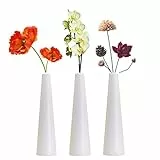Vaso alto conico in plastica composita, vaso floreale decorativo piccolo bocciolo centrotavola decorazione per la casa, bouquet di fiori, tubi collegati (piccolo calibro)