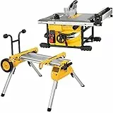 DEWALT DWE7485RS-QS - Sega circolare da tavolo compatta da 210 mm con base in omaggio