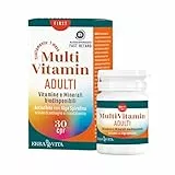 ERBA VITA Multivitamin Adulti 30 compresse integratore alimentare a base di vitamine e minerali e arricchito con alga spirulina con tecnologia Fast/Retard