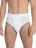 CALIDA Midislip Cotton 1:1 Slip, Bianco (Weiß (Weiss 001), L Uomo