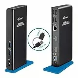 i-tec USB 3.0/USB-C Docking Station – 2x HDMI Full HD+, 4x USB 2.0, 2x USB 3.0, Gigabit Ethernet, Audio/Microfono, Compatibile con Windows, macOS, Linux