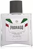 Proraso, Crema Liquida Dopobarba Anti-Irritazione con Tè Verde e Avena, 100 ml