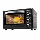 Cecotec Bake&Toast 3090 Black Gyro, forno da tavolo, 30 l, 1500 W, con funzione diversa, include rustitore girevole, luce interna, vassoio raccogli briciole.