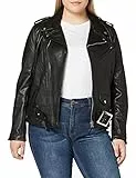 Schott NYC Lcw1637 Giacca di Pelle, Nero, Small Donna