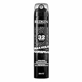 Redken Spray Fissante, Lacca a Tenuta Estrema Senza Effetto Croccante, Protezione dall'Umidità ed Effetto Crespo, Per Tutti i Tipi di Capelli, Formula Vegana, Max Hold, 255 g