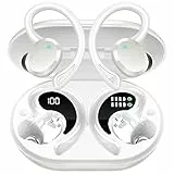 Cuffie Bluetooth Sport Auricolari Bluetooth 5.3 con Hi-Fi Stereo, 48 Ore Cuffie Wireless Sport Doppio Display LED/Chiamata HD/Impermeabile IP7/Running Cuffiette Bluetooth Cancellazione Rumore 2023
