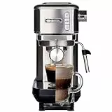 Ariete 1380, Macchina da Caffè in Metallo, Compatibile con Caffè in Polvere e Cialde ESE, 15 Bar Massime, Filtro 1 o 2 Tazze, Lancia per Cappuccino, 1300W, Silver