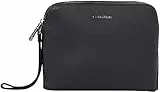 Calvin Klein Custodia compatta Diagonale, Borse Uomo, CK Nero, OS