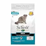 Schesir, Cibo Secco per Gatti Adulti Linea Mantenimento al Gusto Pesce, Crocchette - Formato Sacco da 1,5 Kg
