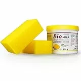 Bio-mex® Detergente Universale Naturale 850gr. Pasta pulente Che Pulisce Sgrassa Lucida, Adatto per Tutte Le superfici - 2 Spugne Incluse