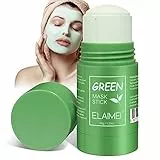 Maschera All'argilla Purificante al Tè Verde, Stick per Maschera Facciale, Maschera Detergente, Rimozione dei Punti Neri, Pulizia Profonda dei Pori, Controllo dell'olio Idratante