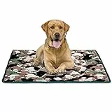 EVERGREENWEB - Materassino per Cane Imbottitura in MEMORY FOAM 90x115 cm Rivestimento Mimetico Morbido LAVABILE Ipoallergenico Letto Multiuso per Animali Domestici di Taglia Grande Cuccia Tappeto, DOG