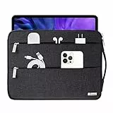 Voova Custodia PC Portatile Laptop Borsa Porta PC Computer 11.6 12.9 13.3 Pollici Macbook Air Pro M1 M2 11 13 Compatibile con HP Lenovo Acer ASUS Dell Microsoft Donna Uomo Impermeabile Nero