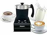 BEPER BB.200 Montalatte Elettrico Cappuccino con Base Magnetica - Cappuccinatore Elettrico con Corpo Lavabile