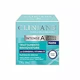 Clinians Intensiva A Lifting Rugge, Trattamento Antirughe, Notte, Acido Ialuronico, 50 ml