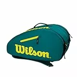 Wilson Borsa da Padel per Bambini e Ragazzi, Per un Massimo di 4 Racchette, Verde/Giallo, WR8902101001