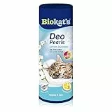 Biokat's Deo Pearls Cotton Blossom - Complemento lettiera con profumo per agglomerati freschi e solidi nella toilette del gatto - 1 tubi (1 x 700 g)