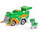 Paw Patrol | Veicolo Rescue Knights di Rocky | Camion per la Raccolta di rifiuti riciclabili con Personaggio Giochi Bambini dai 3 Anni in su