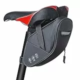 Comius Sharp Borsa della Sella per Bicicletta, Borsa Sottosella, Impermeabile Borsa da Sella per Bici, Tasca Impermeabile Sella della Bici con Nastro Riflettente per Mountain Bike, Bici da Corsa
