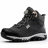 Jack Walker Scarponi per Camminare da Donna Impermeabili Scarpe Leggere e Traspiranti Escursioni e Trekking JW2005 Oro Rosa (36 EU)