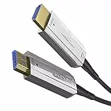 KabelDirekt – 100m Cavo HDMI ottico, compatibile con (HDMI 2.0a/b, 2.0, 1.4a, 4K Ultra HD, 3D, Full HD 1080p, HDR, ARC, High Speed con Ethernet, PS4, XBOX, HDTV), PRO Series
