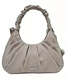 COVERI COLLECTION Borsa Donna Ecopelle Tracolla corta doppio uso Braccio/Spalla,Tracolla lunga Regolabile Removibile in Ecopelle Dimensioni: 32 X 16 X 8 cm. ART.5234 (BEIGE)