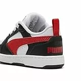 PUMA Rebound V6 Lo AC Inf, Scarpe da Ginnastica, White for all Time Red Black, 27 EU