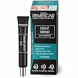 Remescar Crema Antirughe Contorno Occhi Notte 20ml - Riparazione Notturna – Riduce le Borse sotto agli Occhi e le Occhiaie – Effetto Anti-età - Crema da Notte per le Palpebre Cadenti