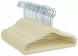 Amazon Basics, Grucce in velluto per bambini, colore beige, confezione da 50