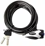 Amazon Basics AB-BL105 , Lucchetto con cavo A chiave, nero - grigio, 182,4 cm