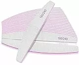 Lima per Unghie, 12 Pezzi Lime per Unghie 180/240, Lime Unghie Professionali, Doppia Faccia Lima per Unghie, Manicure E Unghie in Gel per Uso Domestico e Salone