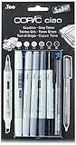 Copic 22075554 Ciao Set 5+1, Toni Grigi