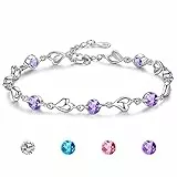 Regalo Donna, Bracciale Argento 925 Cuore Braccialetti Gioielli, Amica Festa Della Mamma
