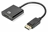 Digitus AK340401001S Cavo Adattatore Displayport, Connettori DP Maschio, DVI-I(24+5) Femmina, 15 cm