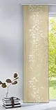 Gardinenbox Tendril - Tenda a pannello, in tessuto di alta qualità, con binario di pannello, 100% poliestere, sabbia, altezza x larghezza 245 x 60 cm