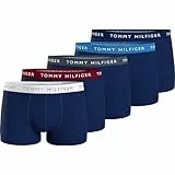 Tommy Hilfiger Pantaloncino Boxer Uomo Confezione da 5 Intimo, Multicolore (White/Rouge/Indigo/Blue/Navy), M