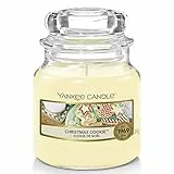 Yankee Candle Candela Profumata In Giara Piccola, Durata Fino A 30 Ore, Trasparente Beige, ‎‎5.8 x 5.8 x 8.6 cm; 104.89 grammi