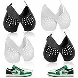 MengQiLe 4 Paia Scudi per Scarpe, Pieghe per Scarpe Antirughe, Sneakers Shield, Antipiega Scarpe Scudi, Anti-Rughe Protezione per Scudi Toe, uomo UE 40-45