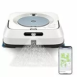 iRobot Braava Jet m6 (6134), Robot Lavapavimenti Wifi, Precision Jet Spray, Navigazione Intelligente, ‎100 W, 0.15 L, Bianco