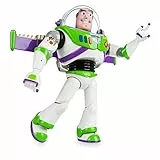 Disney Store Action figure parlante interattiva di Buzz Lightyear di Toy Story, 30 cm/11, con più di 10 frasi in inglese, interagisce con altri personaggi e giocattoli, luci laser, età 3+