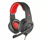 Trust Gaming GXT 310 Cuffie da Gaming, Stereo, Nero/Rosso