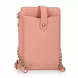 Pepe Jeans Diane Borsa a Spalla Porta Cellulare Rosa 9,5x16,5 cm Pelle Sintetica