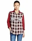 Diesel C-Eve Shirt Camicia Donna (XS, Rosso)