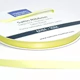Vaessen Creative Ribbon Lyon Wired Nastro di Raso, Giallo (Pastello), 6 mm x 10 m