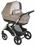 CAM Il Mondo del Bambino - art.897025/T911 - Sistema Modulare Dinamico Smart - carrozzina, passeggino, seggiolino auto e borsa - made in Italy - perfetto da 0 a 48 mesi - MELANGE BEIGE
