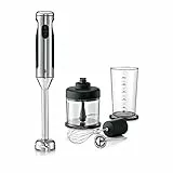 WMF Lineo - Set di frullatori a immersione in acciaio inossidabile, 4 pezzi