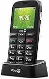 Doro 1380 2G Telefono Cellulare per Anziani - Dual SIM - Telefonino - Dumb Phone - Mini Telefono - Fotocamera - Tasto SOS - Base di Ricarica - Vivavoce - Bluetooth - Telefonia [Versione Italiana]