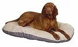 Cuscino per cani Kerbl Loneta (cuscino per razze medio-grandi, misura 72/52/8 cm, cuccia beige/grigia) 80355