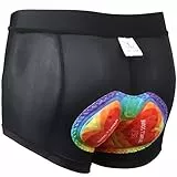 SKYSPER Pantaloncini Ciclismo Donna, Pantaloncini da Ciclista Gel Alta Elasticità Traspirante e Confortevole Mutande Ciclismo per MTB Bici da Corsa Città Donna, NK03, S